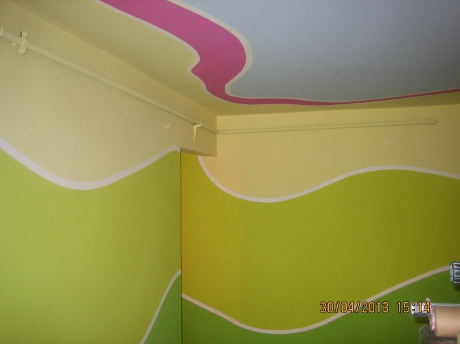 decorazioni semplici per stanze bambini - Un tocco di colore 